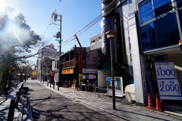 西木屋町通りに面した16坪の店舗